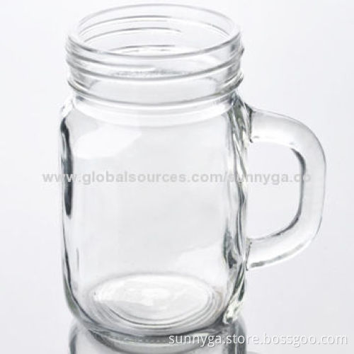 Glass Mason Jar with 70mm Bottom Diameter